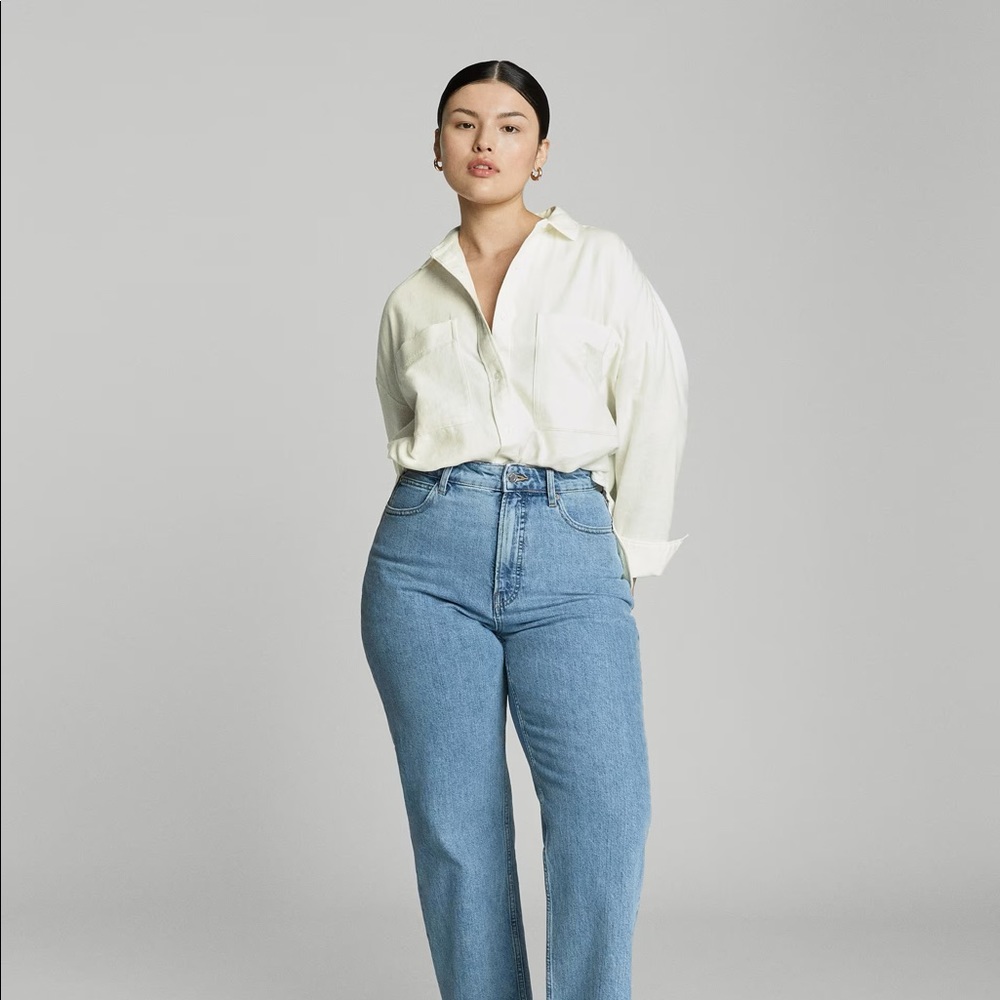 Everlane The Boxy Flannel - Canvas